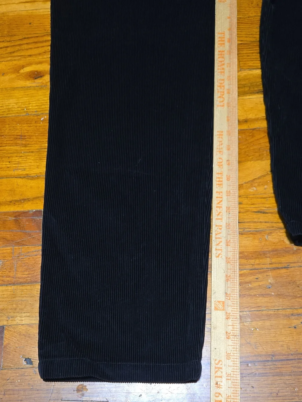 J Crew Oarsman Classic-fit 10-wale corduroy trouser Black 33x32 (31)- NWT
